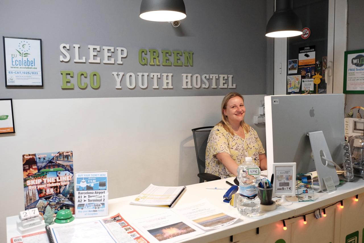 Sleep Green - Certified Eco Youth Hostel Barselona Dış mekan fotoğraf